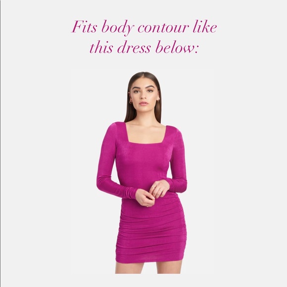 New Bebe Guzel Floral Collection Bodycon Fuchsia Dress M - Picture 6 of 6